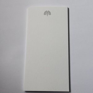 Raffles Luxury Hotel Notepad Stationery White Note Pad New